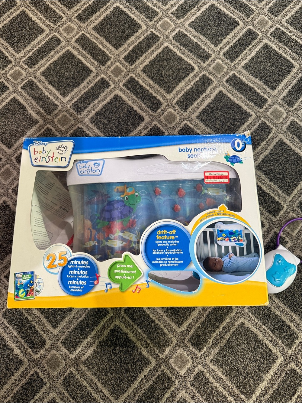 Baby Neptune Soother Mobile - Blue